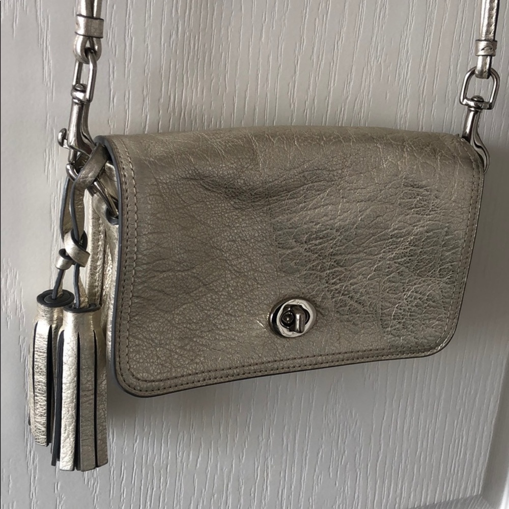 Gold Coach Crossbody/Shoulder Bag - Picture 2 of 6
